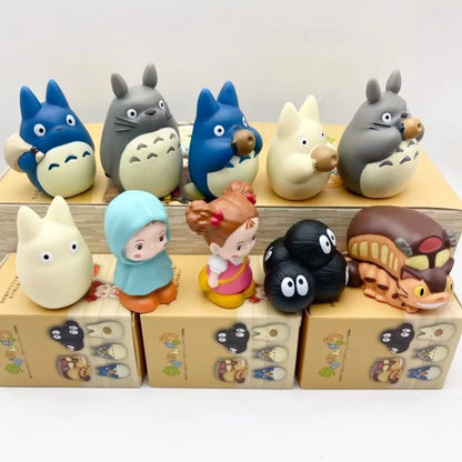 New Hot Anime Cartoon Peripheral Blind Box Trendy Toy Figurine Office Desk Bedroom Bedside Table Decor Students Birthday Gifts